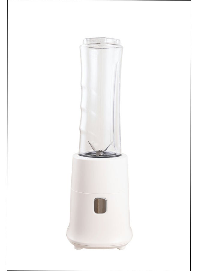 Media Tech - Personal Blender Smoothie Blender/Smoothie Maker, Copper Motor, Tritan Smoothie 2Go Bottle And Lid, Ice Crush Function 600 ml 250 W MT-X04 White/Clear - Image 1