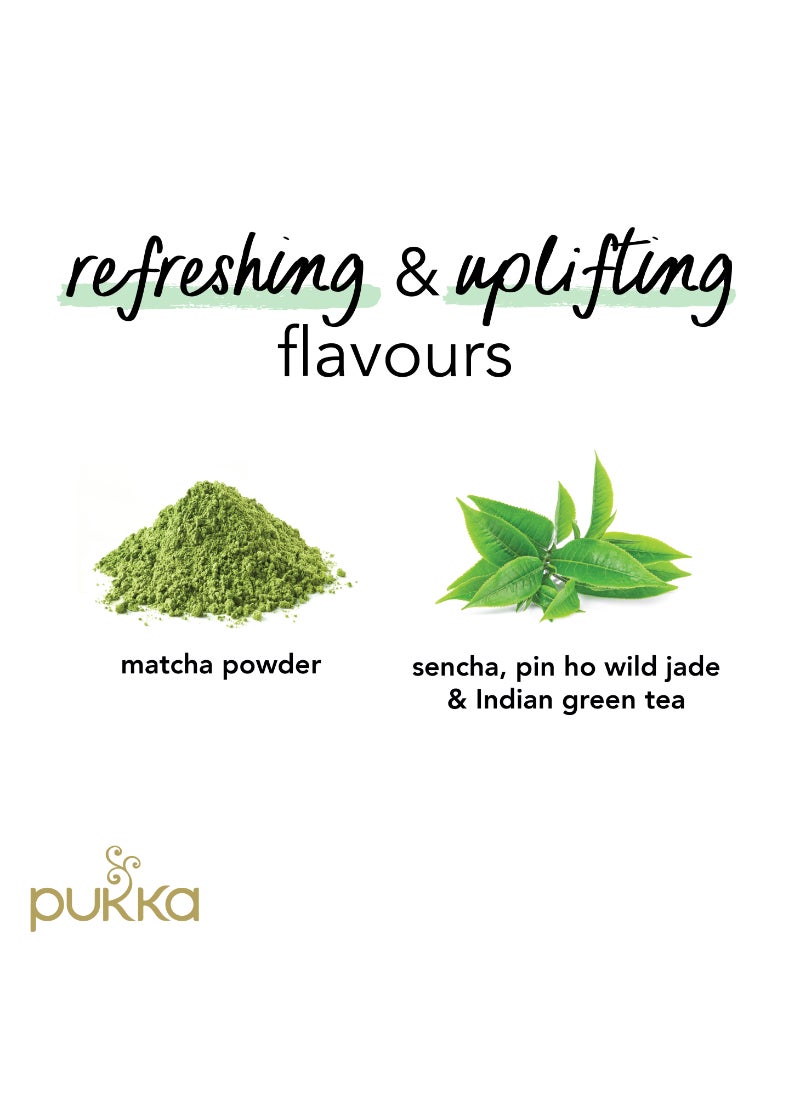 Pukka Supreme Matcha Organic Herbal Green Tea 20 Bags 30grams  - Image 4