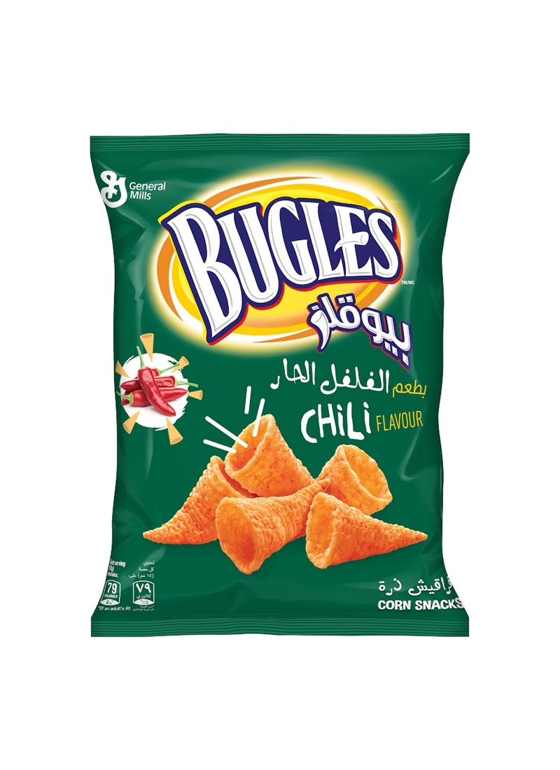 Bugles Chili Crispy Corn Snacks 125grams  - Image 1