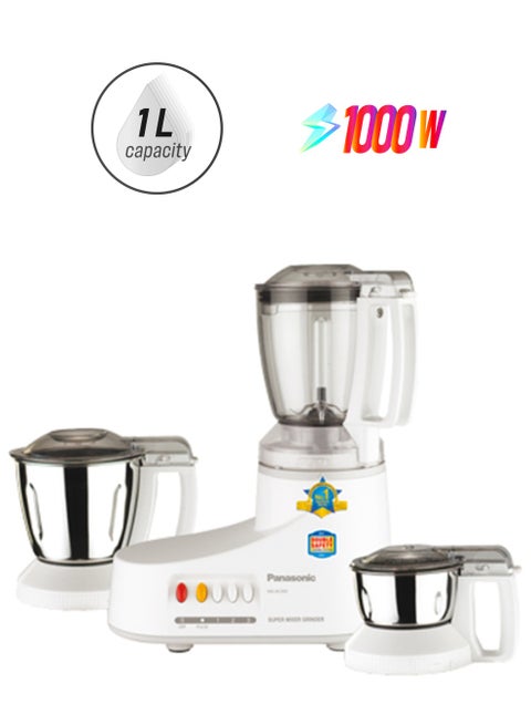 Electric Blender 1 L 1000 W MX-AC300 White/Silver