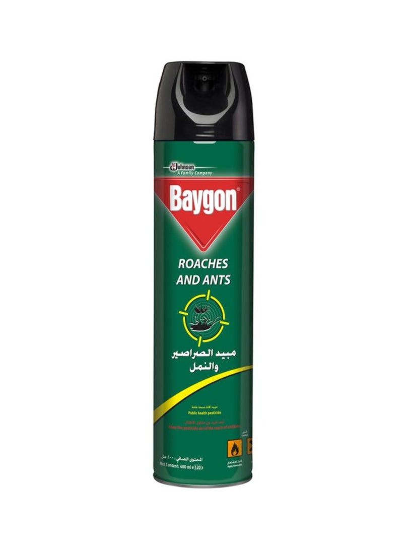 Baygon Roach And Ant Killer Green 400ml - Image 1