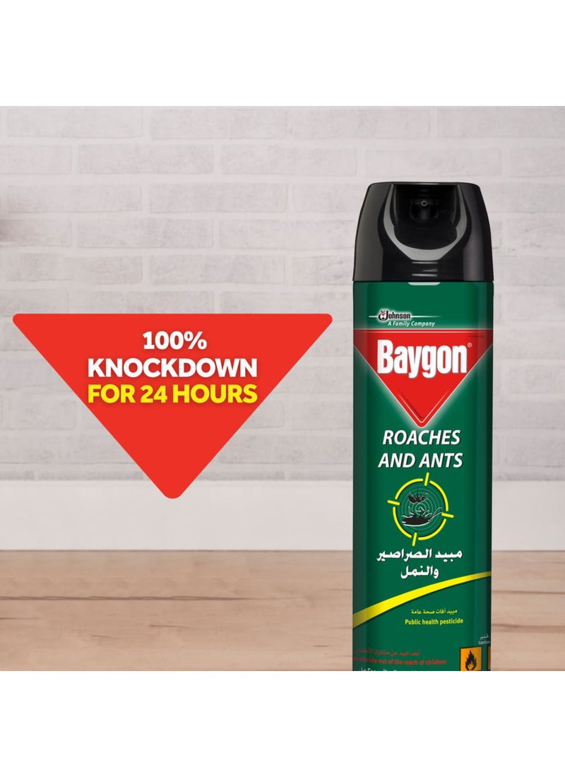 Baygon Roach And Ant Killer Green 400ml - Image 3
