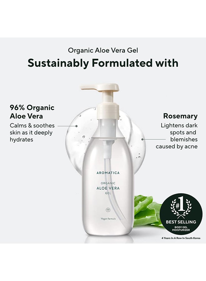 AROMATICA Organic Aloe Vera Gel Clear 300ml - Image 3