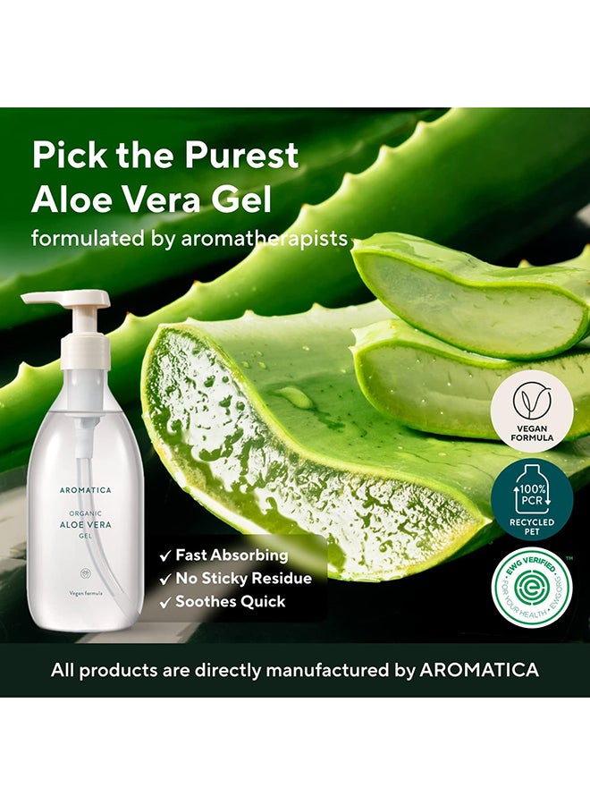 AROMATICA Organic Aloe Vera Gel Clear 300ml - Image 2