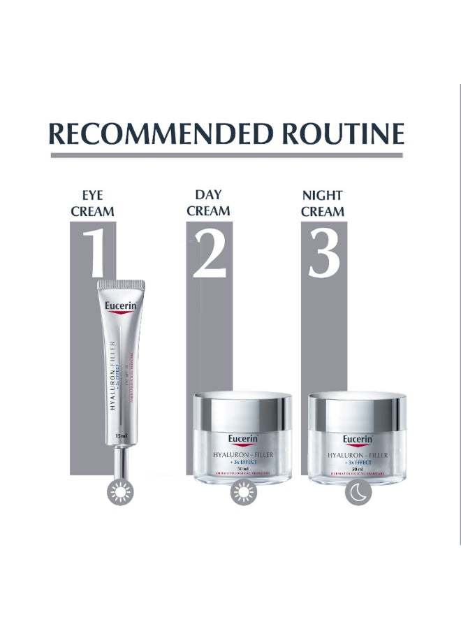 Eucerin - Hyaluron Filler Anti-Aging Face Day Cream With Hyaluronic Acid Spf 15 50ml - Image 1