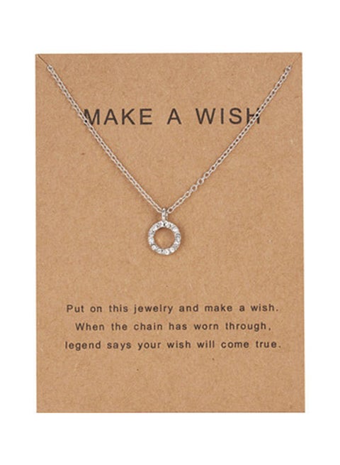 Circle Pendant Elegant Necklace