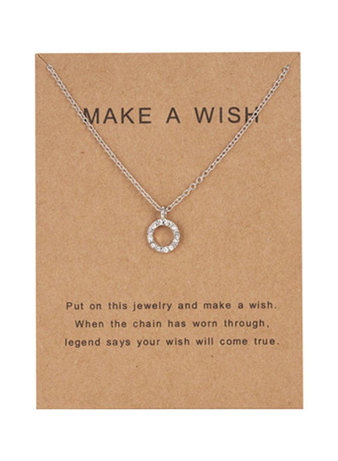 Circle Pendant Elegant Necklace - Image 1