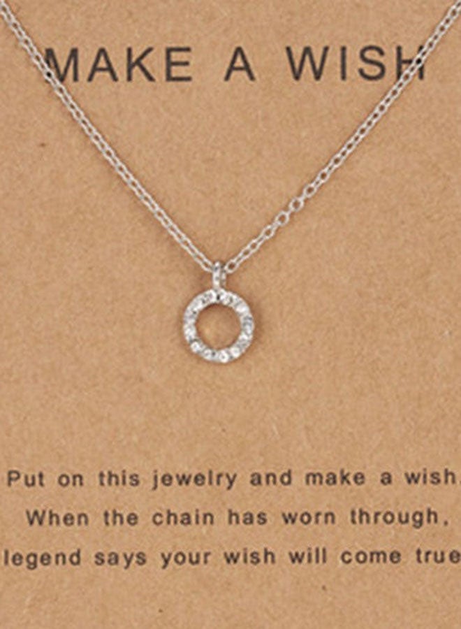 Circle Pendant Elegant Necklace - Image 2
