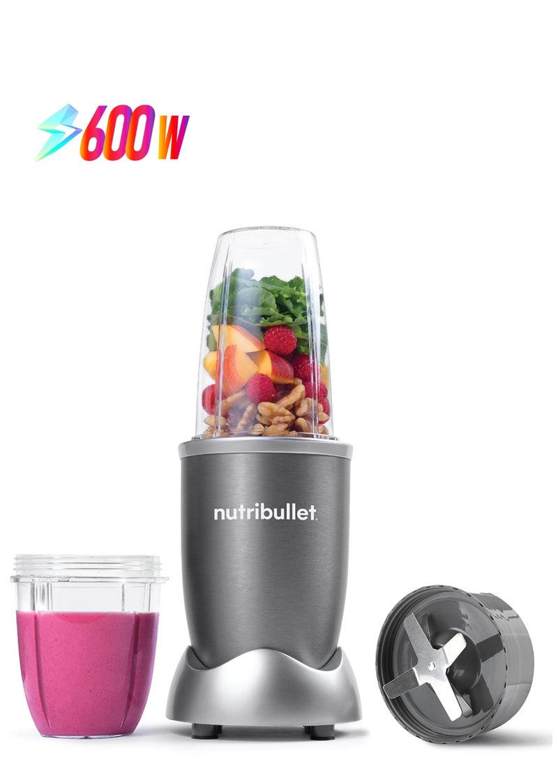 nutribullet - Countertop Blender 3 Piece Set 600 W NBR-0612 Grey - Image 1