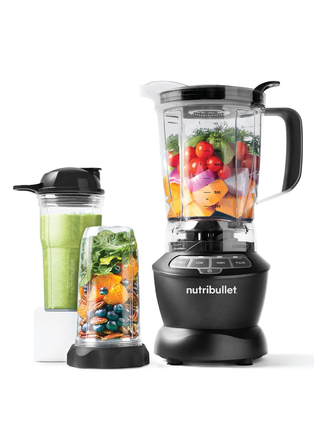 Full Size High-Speed Blender 7-Piece 1000 W NBC-0910B Dark Grey 