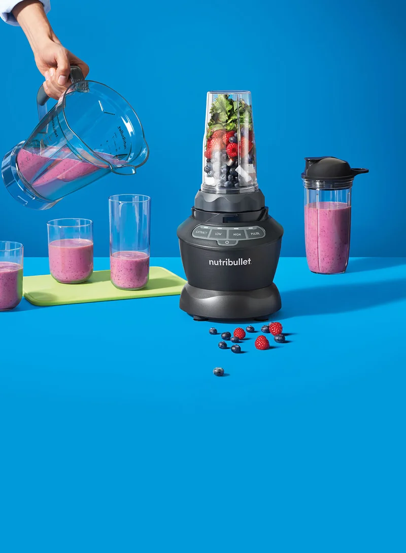 nutribullet Full Size High-Speed Blender 7-Piece 1000 W NBC-0910B Dark Grey