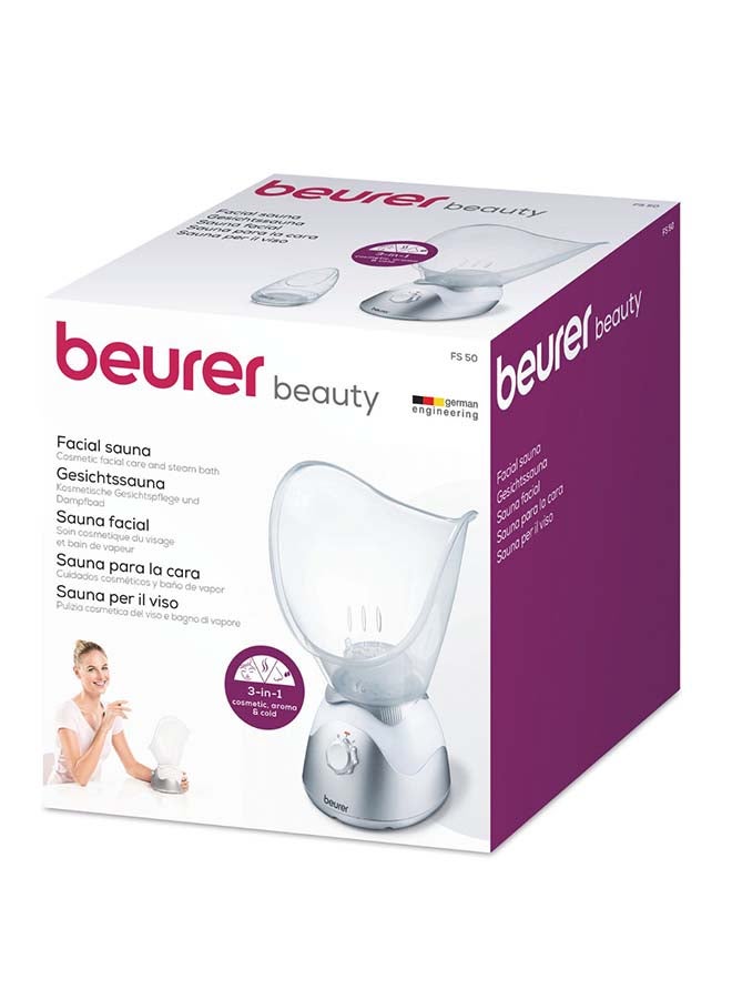 Beurer Sauna Facial Steamer Kit Clear/Silver  - Image 4
