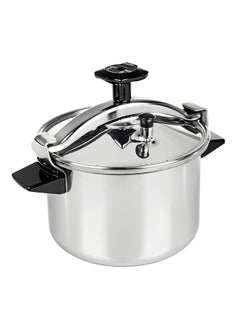 تيفال TEFAL قدر ضغط | Authentique 6 لتر | فولاذ مقاوم للصدأ | 5 أنظمة أمان | جميع مصادر الحرارة بما في ذلك الحث | ضمان لمدة سنتين | P0530734 أسود/ فضي 6.0لترات  - Image 2
