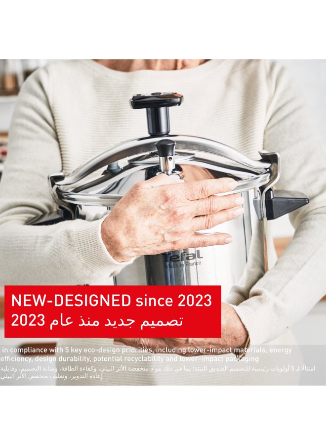 TEFAL Pressure Cooker | Authentique 6 L | Stainless Steel | 5 Security Sytems | all heat sources including induction | 2 Years Warranty |P0530734 Stainless Steel 6.0Liters - Image 5