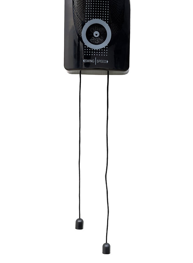 GEEPAS 16-Inch Wall Fan - 3 Speed Settings With 2 Pull String Cords/5 Leaf Blades/ Perfect for Home, Work Room Or Office Use GF9483 Black  - Image 5