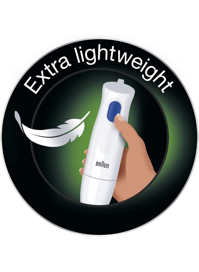 BRAUN - Plastic Hand Blender MQ10.000 White/Blue - Image 1