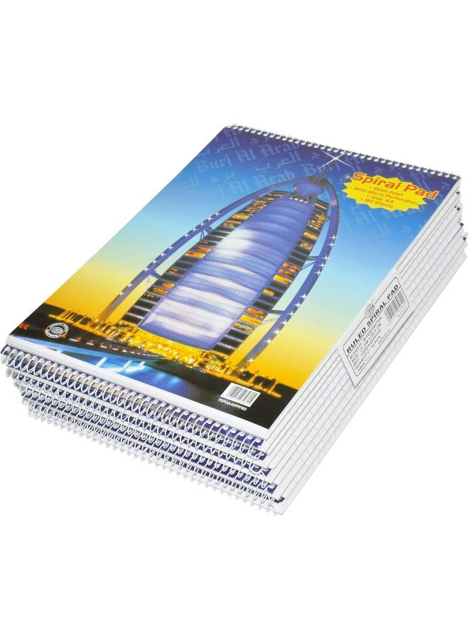 إف اي أس  طقم دفتر ملاحظات من 10 قطع أبيض - Image 1