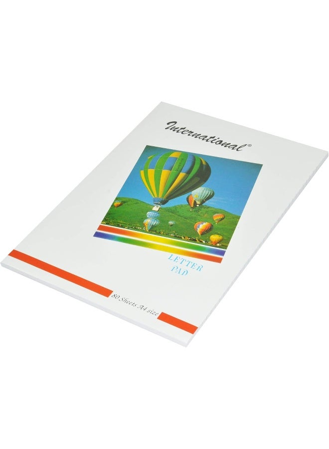 FIS 10-Piece International Writing Pads, A4 Size, Single Ruled (80 Sheets Each) Multicolour - Image 3