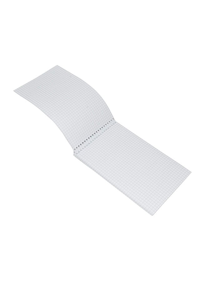 FIS 20-Piece Spiral Tower Ruled Notepad Blue/White - Image 2