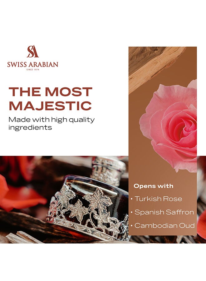 Mukhalat Malaki Perfume Oil, 25ml, Premium Quality Perfume, Unisex Fragrance, Floral, Woody, Spicy, Amber, Luxurious Blend Perfume for Women and Men 25ml