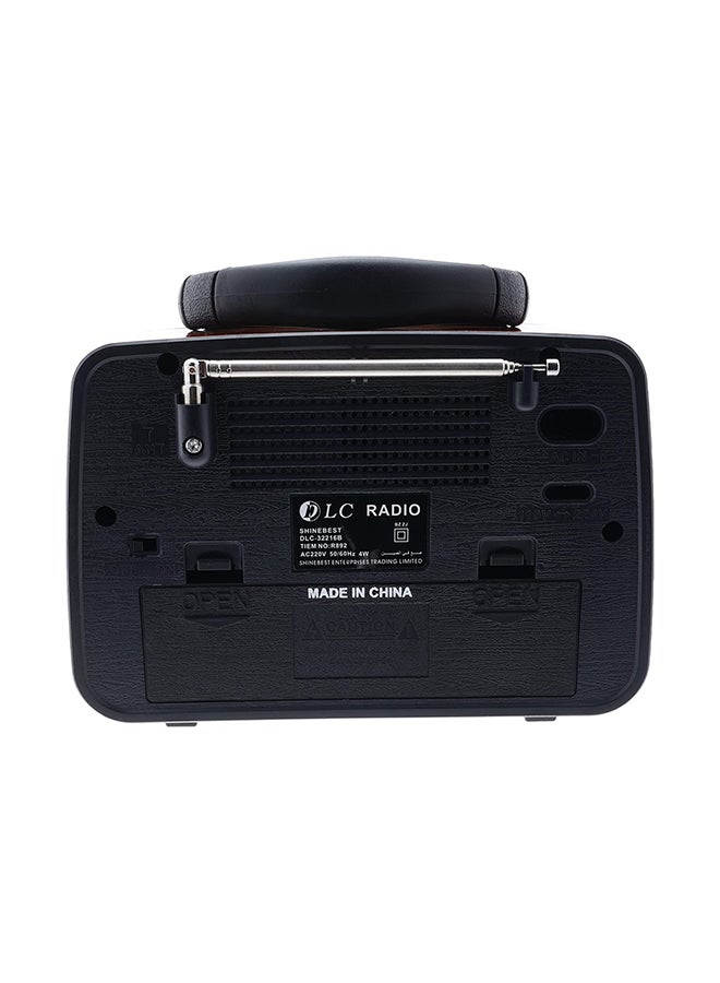 دي إل سي  راديو بلوتوث محمول 32216B بني/ذهبي/أسود 32216B بني/ذهبي/أسود - Image 3