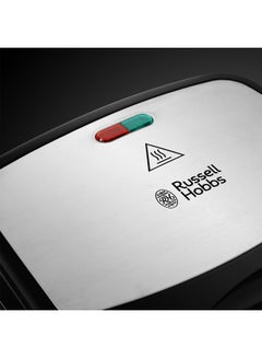 Russell Hobbs 3-In-1 Sandwich, Panini & Waffle Maker - Deep Fill, Non-Stick, 750W, Indicator Lights, Dishwasher Safe 750 W 24540 Black  - Image 5