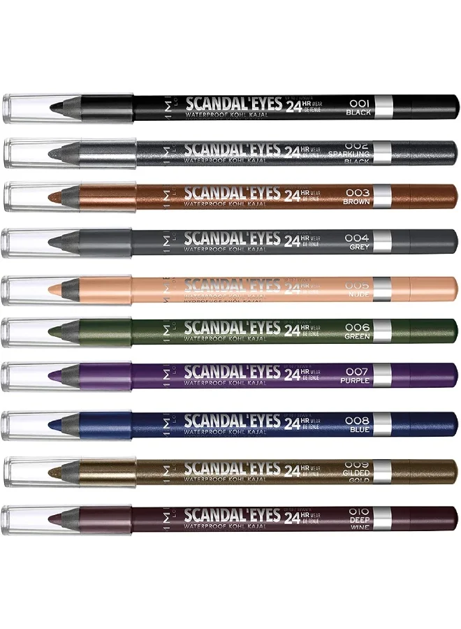 RIMMEL LONDON Scandaleyes Waterproof Eyeliner Brown 003