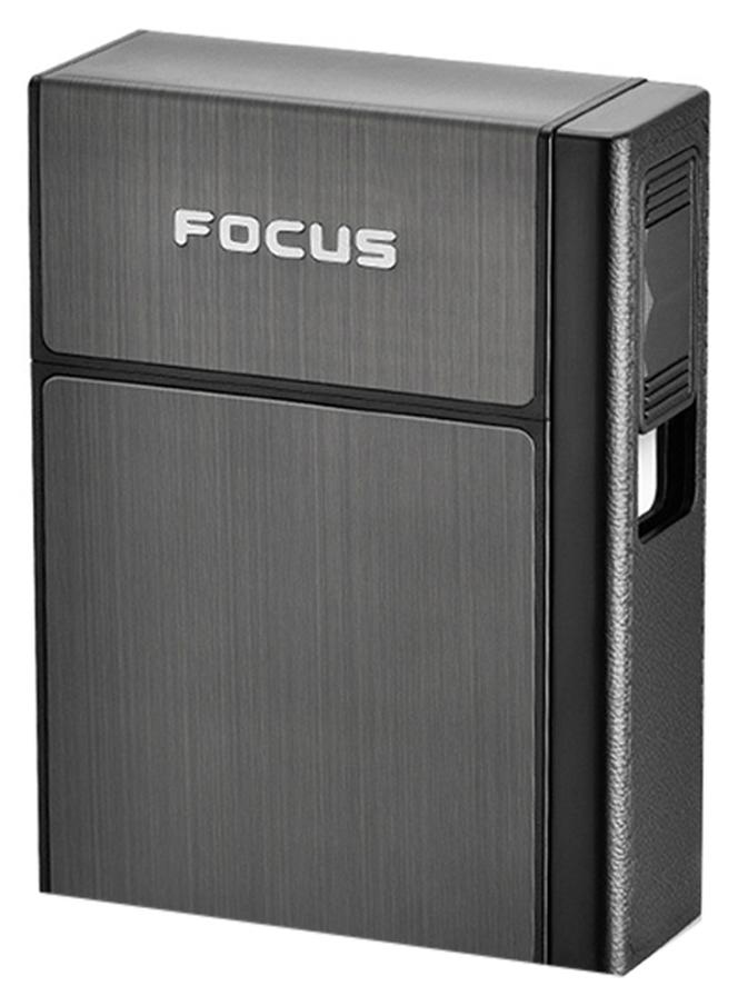 صندوق تخزين وموزع سجائر من البلاستيك أسود - Image 1