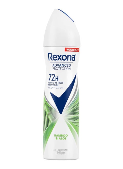 Advanced Protection Antiperspirant Bamboo And Aloe Vera 150ml