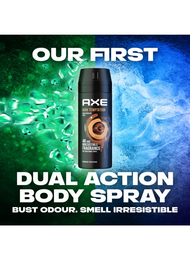 Axe - Dark Temptation Body Spray Deodorant, 150ml - Image 1