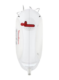 Moulinex Hand Mixer | Easy Max Hand Mixer | 5 speeds |  Plastic/Stainless Steel | 200 W HM250127 | HM2501B1 White / Red  - Image 4