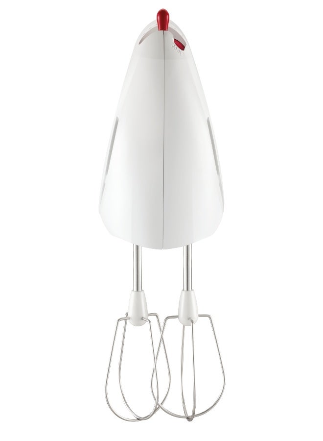 Moulinex Hand Mixer | Easy Max Hand Mixer | 5 speeds |  Plastic/Stainless Steel | 200 W HM250127 | HM2501B1 White / Red - Image 3