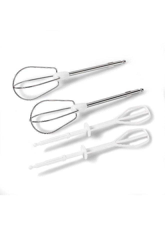 Moulinex Hand Mixer | Easy Max Hand Mixer | 5 speeds |  Plastic/Stainless Steel | 200 W HM250127 | HM2501B1 White / Red - Image 5