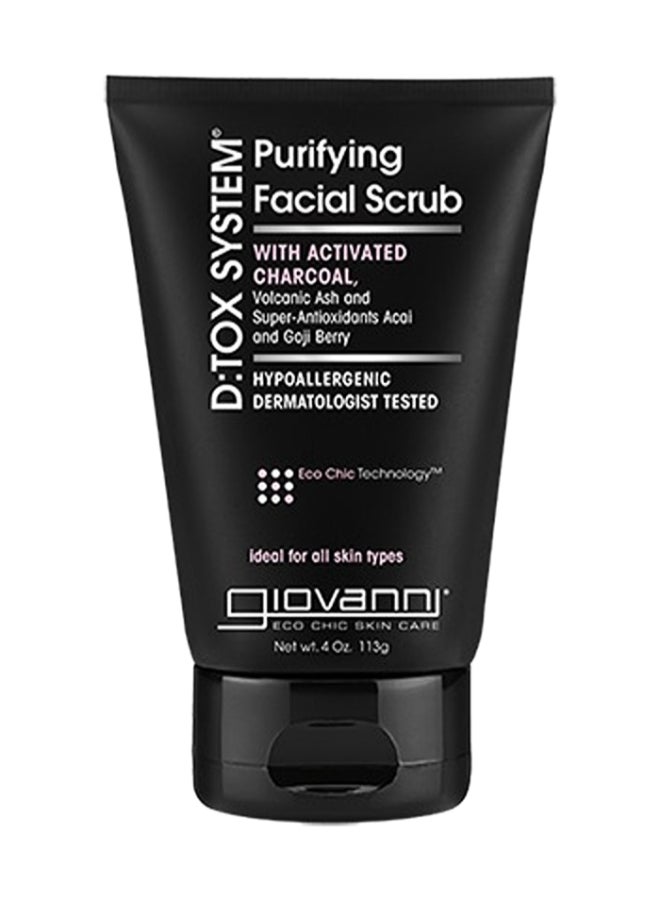 Giovanni Giovanni Purifying Facial Scrub, With Activated Charcoal & Volcanic Ash, Infused With Acai & Goji Berry 113grams  - Image 1