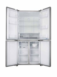 Haier Side By Side 4 Door Refrigerator, 12.3Cu.ft, Freezer 5.5Cu.ft, 506 L, Inverter HRF-550SG Grey  - Image 2
