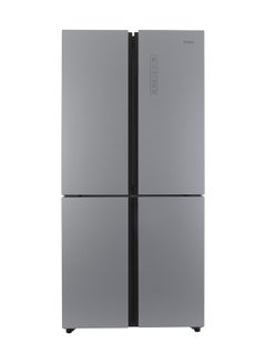 Haier Side By Side 4 Door Refrigerator, 12.3Cu.ft, Freezer 5.5Cu.ft, 506 L, Inverter HRF-550SG Grey  - Image 1