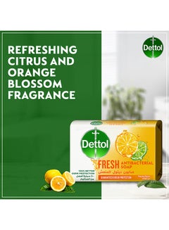Dettol Pack of 4 Fresh Anti-Bacterial Bar Soap 120grams  - Image 5