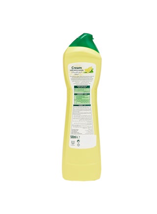 Pack of 4 Cream Cleaner With Micro Crystals Technology Lemon Eliminates Grease Burnt Food And Limescale Stains 500ml - view 3