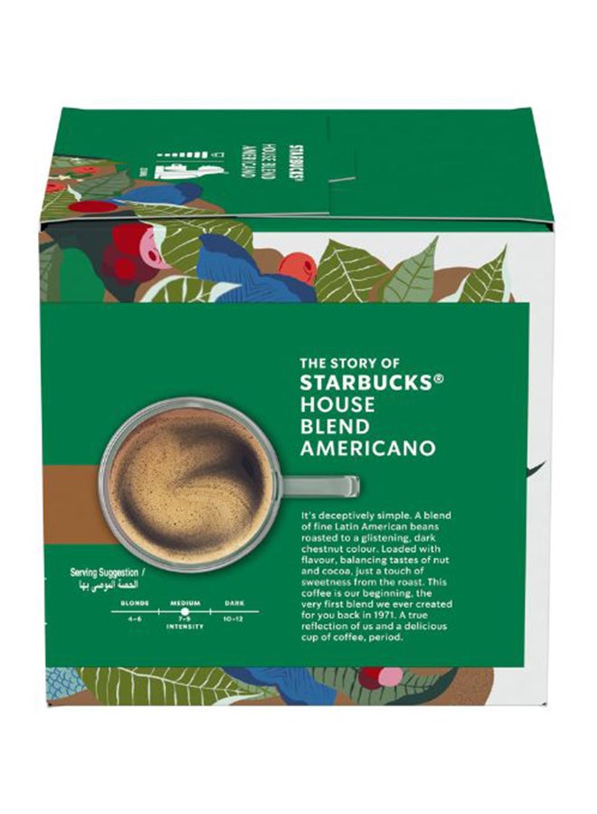 Starbucks Dolce Gusto Medium House Blend 12 Capsules Americano Americano 8.5grams  - Image 4