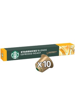 Starbucks Nespresso  Blonde Espresso Roast 10 Capsules 53grams  - Image 1