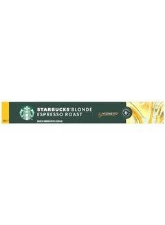 Starbucks Nespresso  Blonde Espresso Roast 10 Capsules 53grams  - Image 4