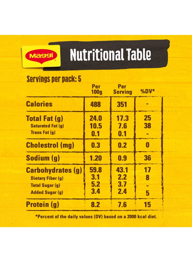 Maggi Mi Goreng Fried Noodles Pack Of 5 72grams - Image 4