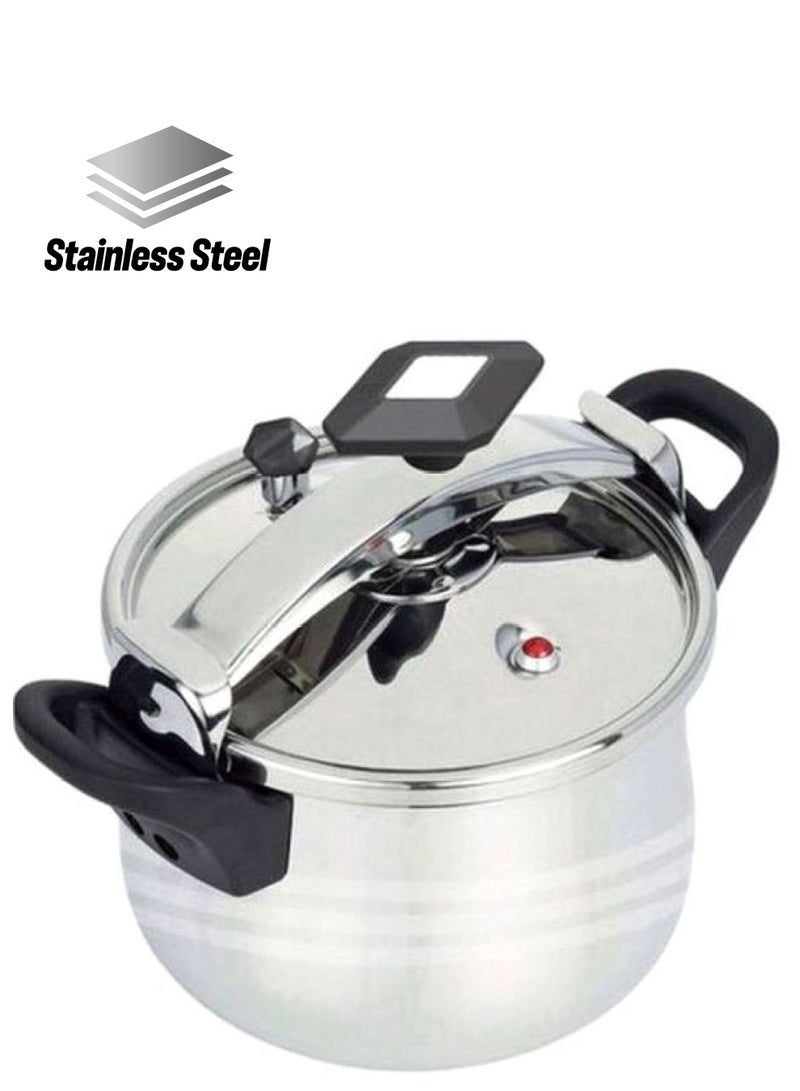 ديسيني وعاء طهي بالضغط من الستانلس ستيل أسود/ فضي 22لترات