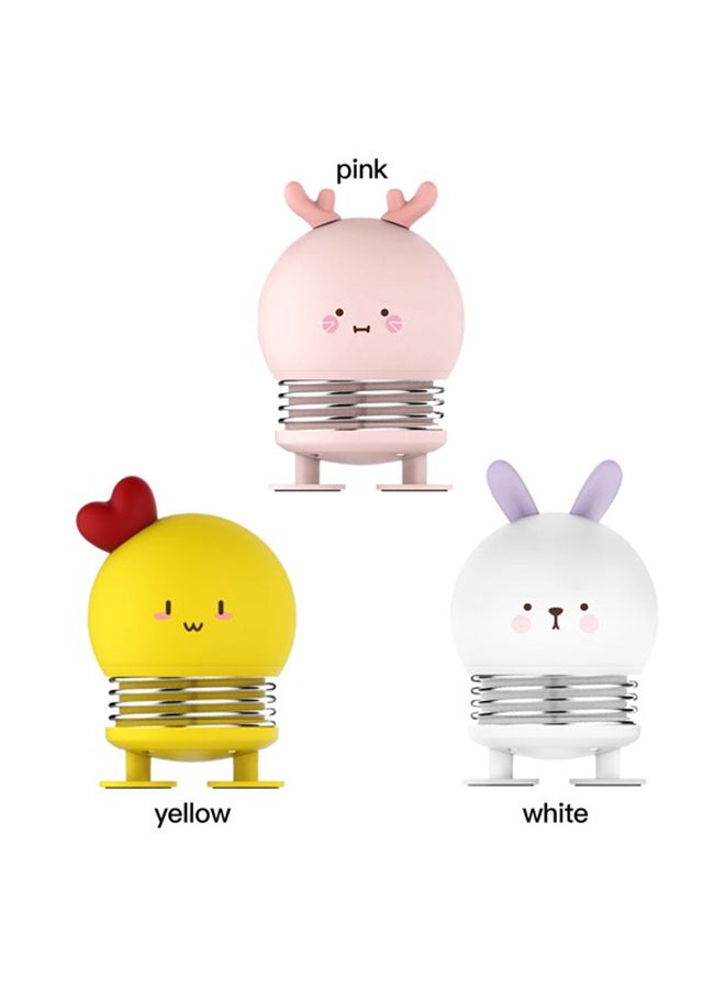 Soft Silicone Rechargeable Night Light Pink 104 x 70 x 70inch - Image 2