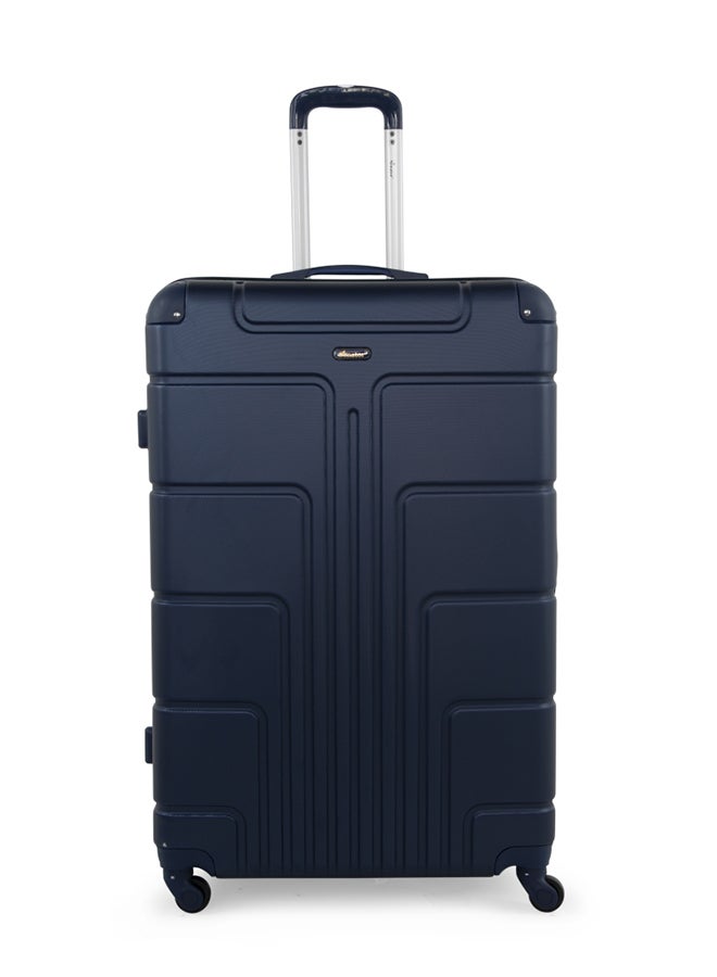 SENATOR Hard Case Travel Bag Extra Large Checked Luggage Trolley ABS Lightweight Suitcase with 4 Spinner Wheels A1012 Blue - Image 1