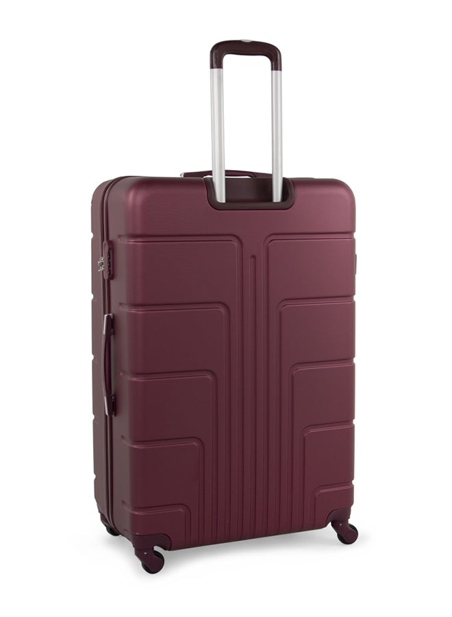 SENATOR Hard Case Travel Bag Cabin Luggage Trolley ABS Lightweight Suitcase with 4 Spinner Wheels A1012 Burgundy - Image 2