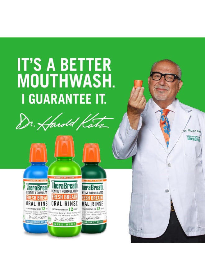 TheraBreath - 2-Piece Fresh Breath Oral Rinse Mild Mint - Image 1