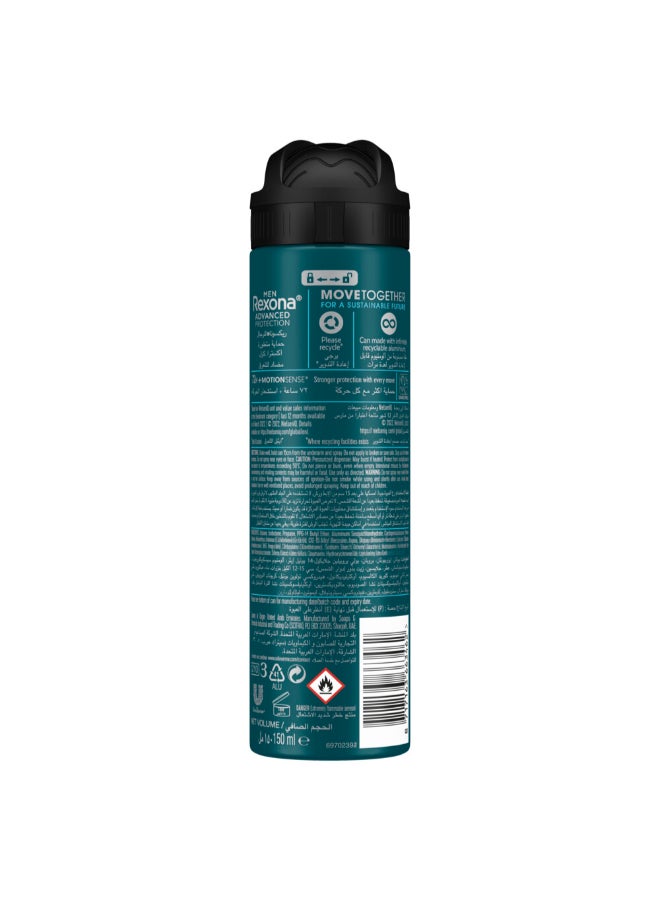 Rexona Xtra Cool Antiperspirant Spray For Men, 150ml  - Image 2
