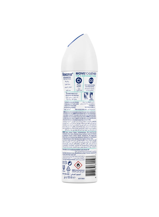 Rexona Shower Clean Deodorant Spray , 150ml Clear  - Image 2