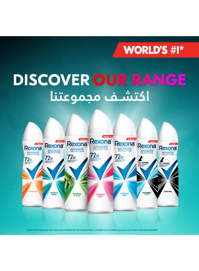 Rexona - Shower Clean Deodorant Spray , 150ml Clear - Image 1